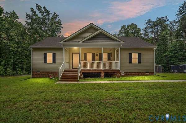 5 Acres of Residential Land with Home for Sale in Bumpass, Virginia