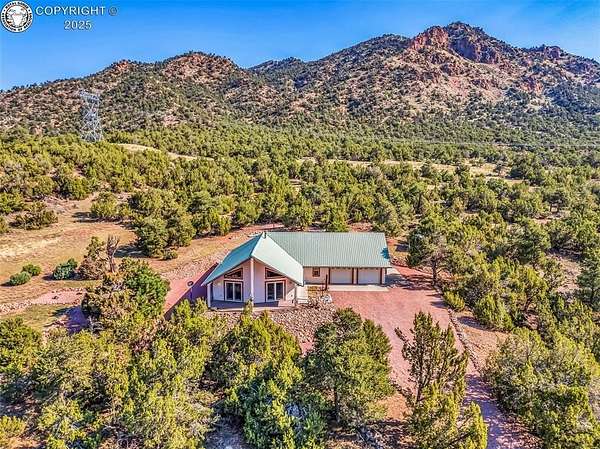 36 Acres of Recreational Land with Home for Sale in Cañon City, Colorado