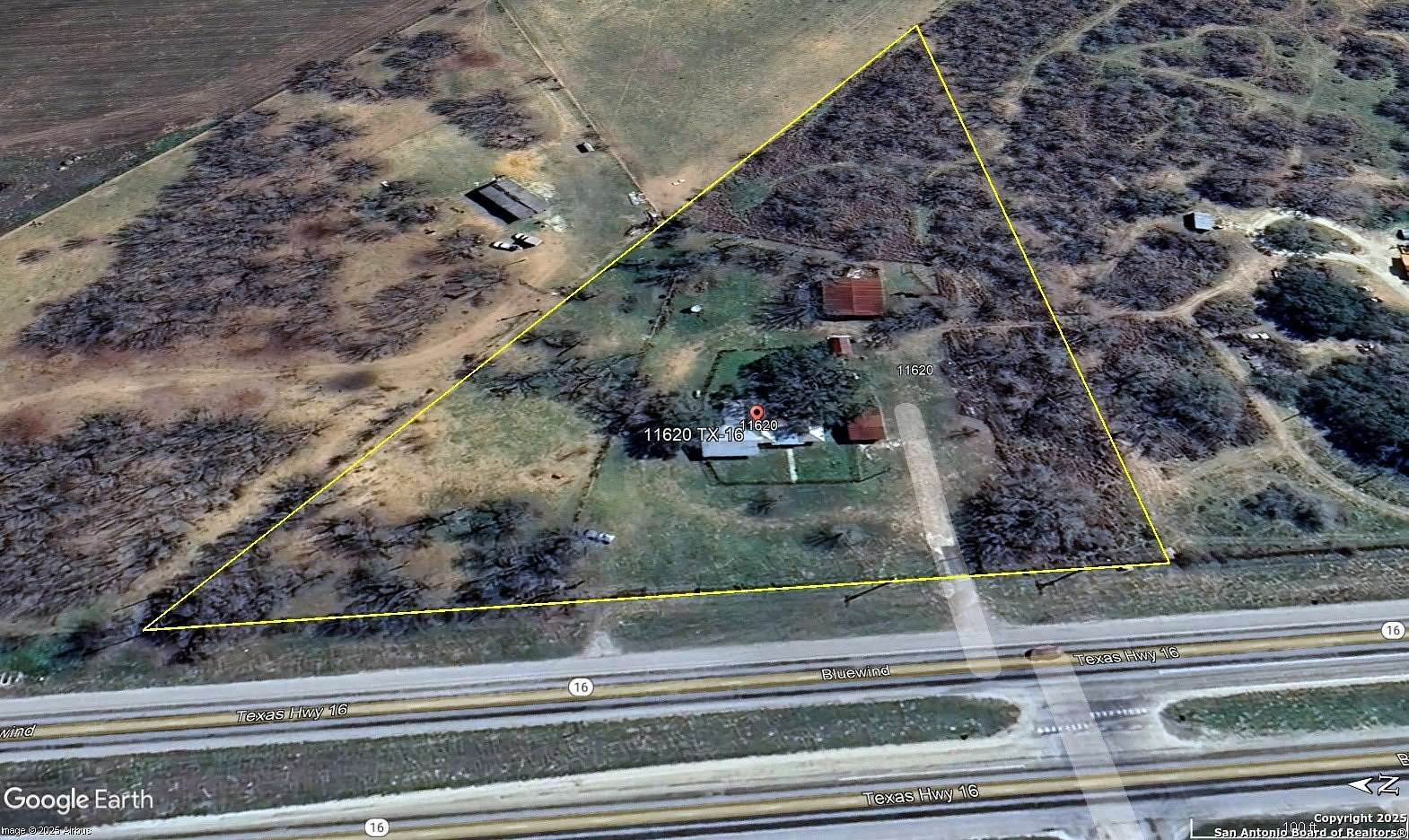 4.38 Acres of Residential Land with Home for Sale in Poteet, Texas