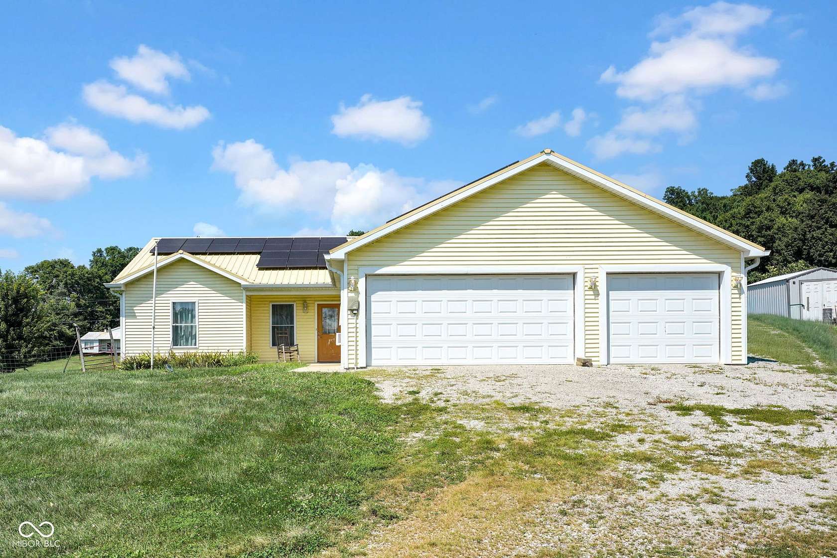 7 Acres of Residential Land with Home for Sale in Spencer, Indiana