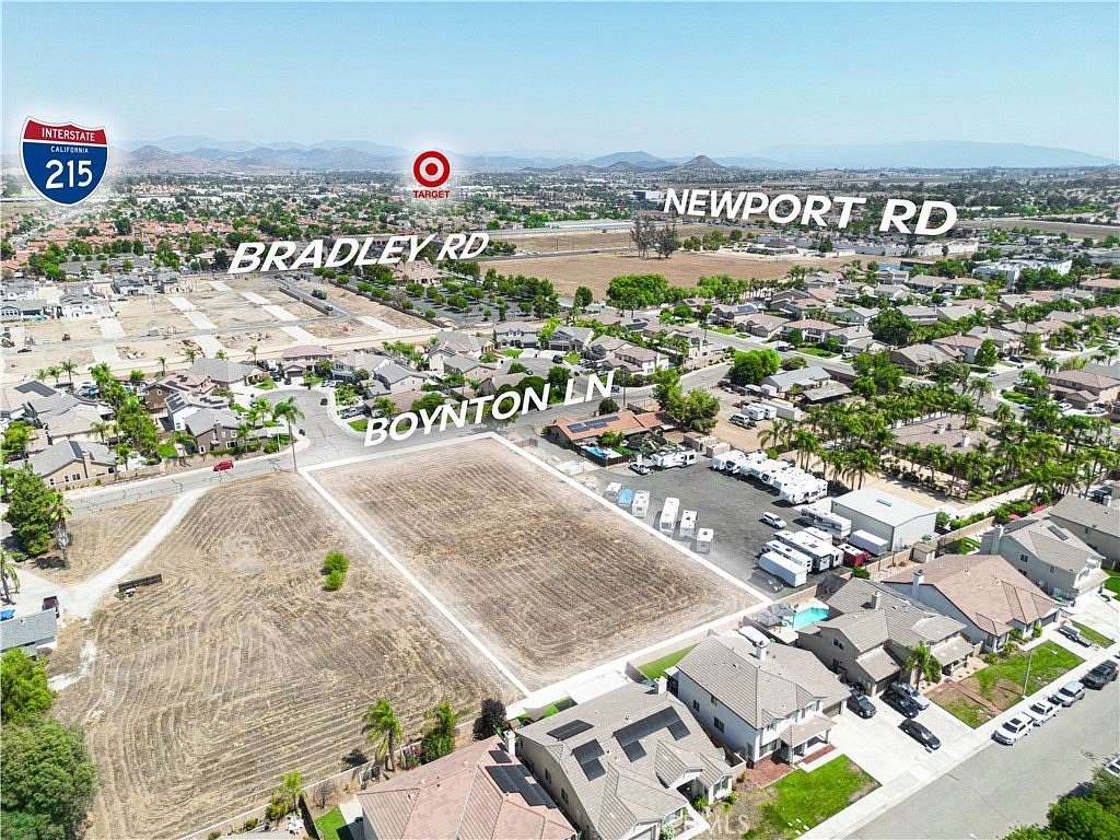 1.14 Acres of Residential Land for Sale in Menifee, California