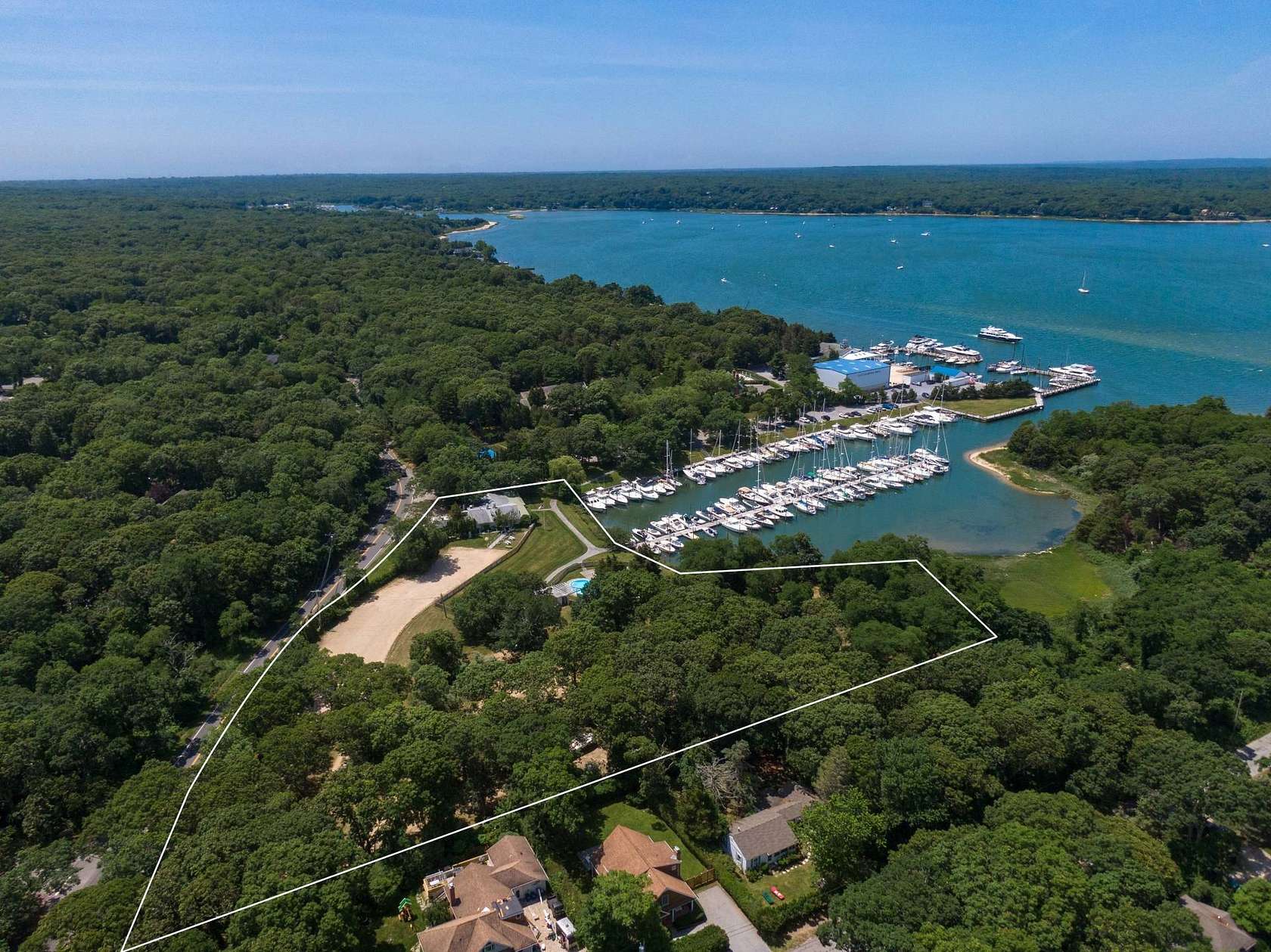 6 Acres of Improved Commercial Land for Lease in East Hampton, New York