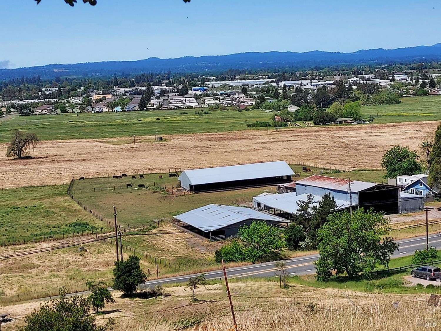 44.6 Acres of Agricultural Land with Home for Sale in Santa Rosa, California
