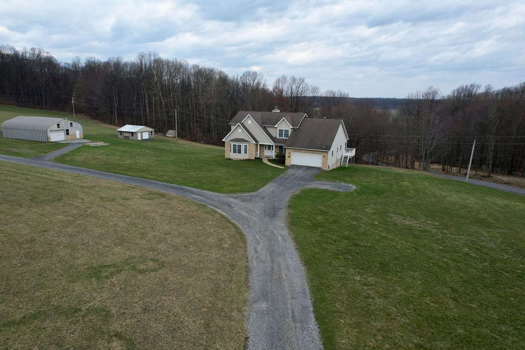 9.5 Acres of Land with Home for Sale in Hastings, Pennsylvania