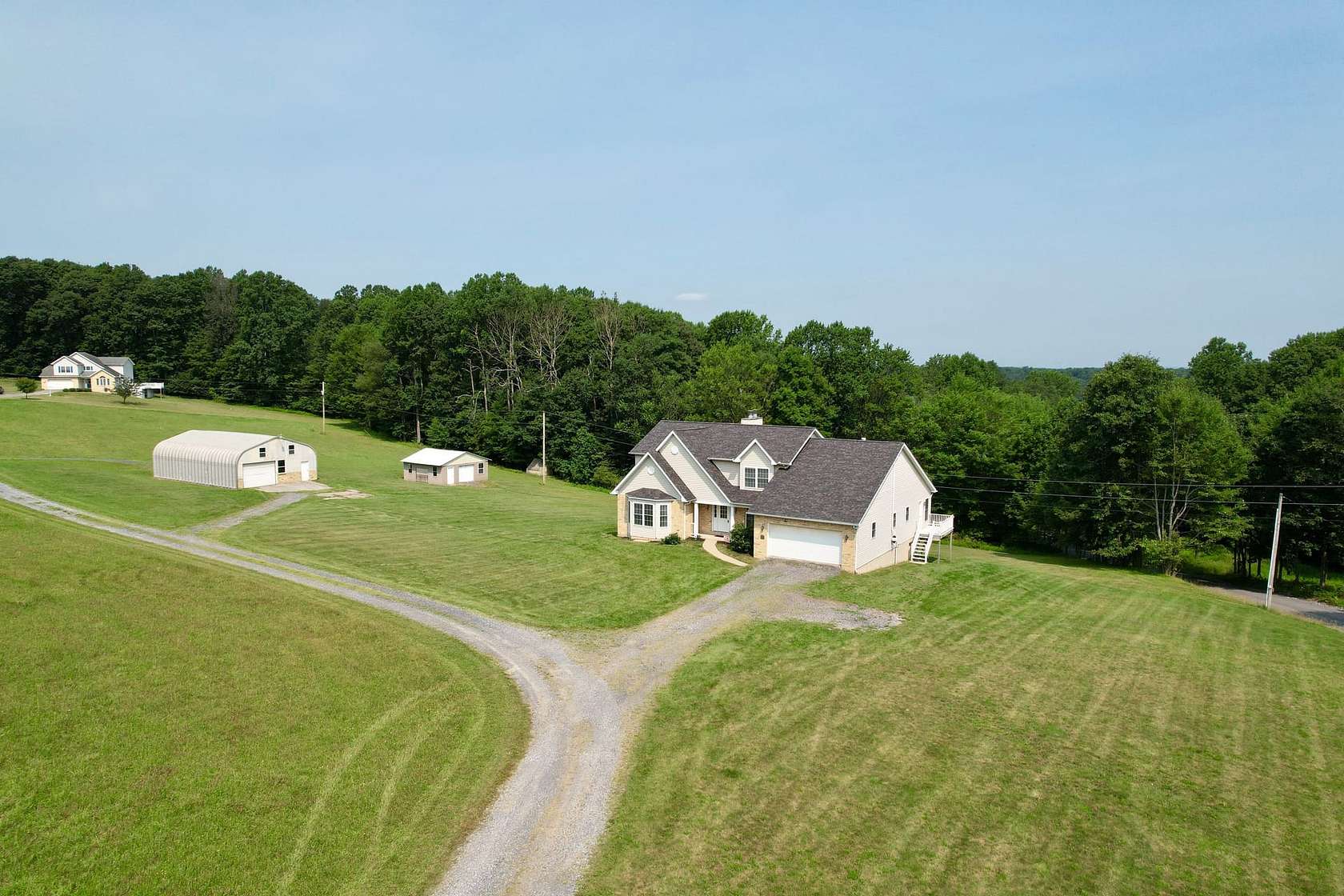 9.5 Acres of Land with Home for Sale in Hastings, Pennsylvania