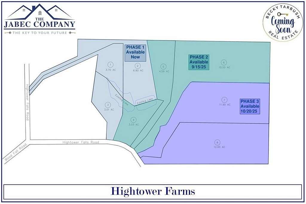 6.8 Acres of Land for Sale in Cedartown, Georgia