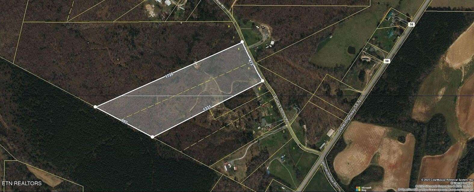 16.7 Acres of Land for Sale in Ten Mile, Tennessee