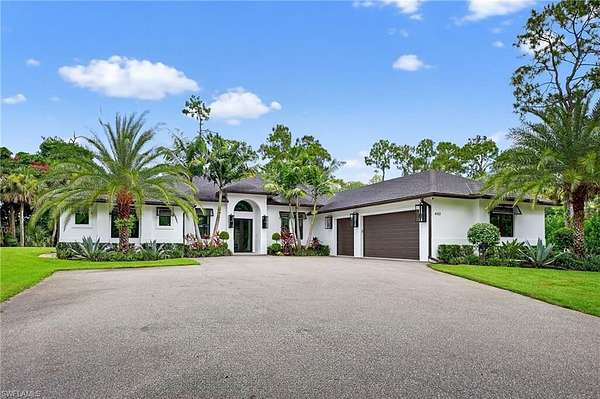 2.5 Acres of Residential Land with Home for Sale in Naples, Florida