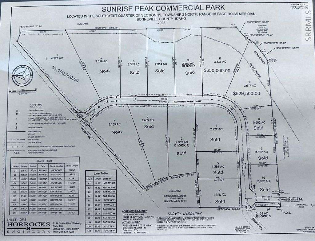 3.13 Acres of Commercial Land for Sale in Idaho Falls, Idaho