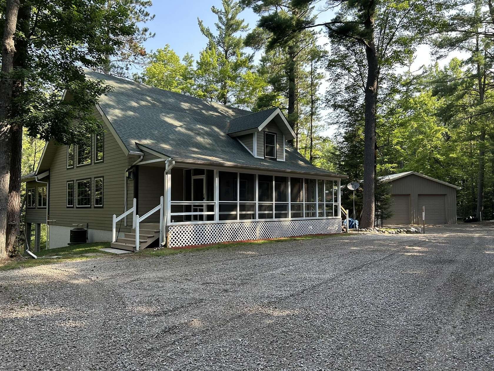 3.75 Acres of Residential Land with Home for Sale in Grayling, Michigan