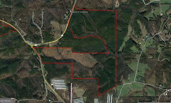 119 Acres of Recreational Land & Farm for Sale in Fairmount, Georgia