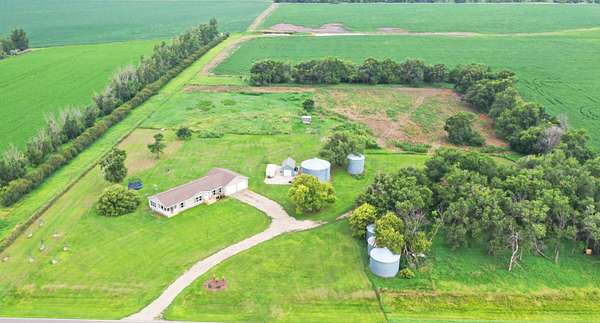 8.65 Acres of Residential Land with Home for Sale in Columbia, South Dakota
