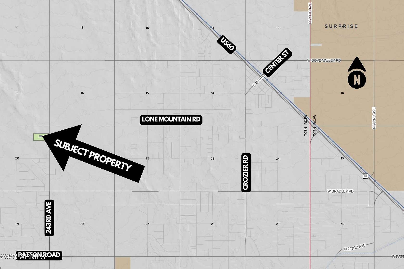 2 Acres of Residential Land for Sale in Wittmann, Arizona