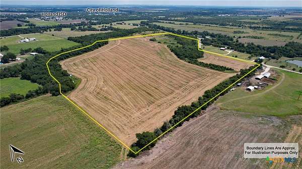 56.2 Acres of Land for Sale in Holland, Texas