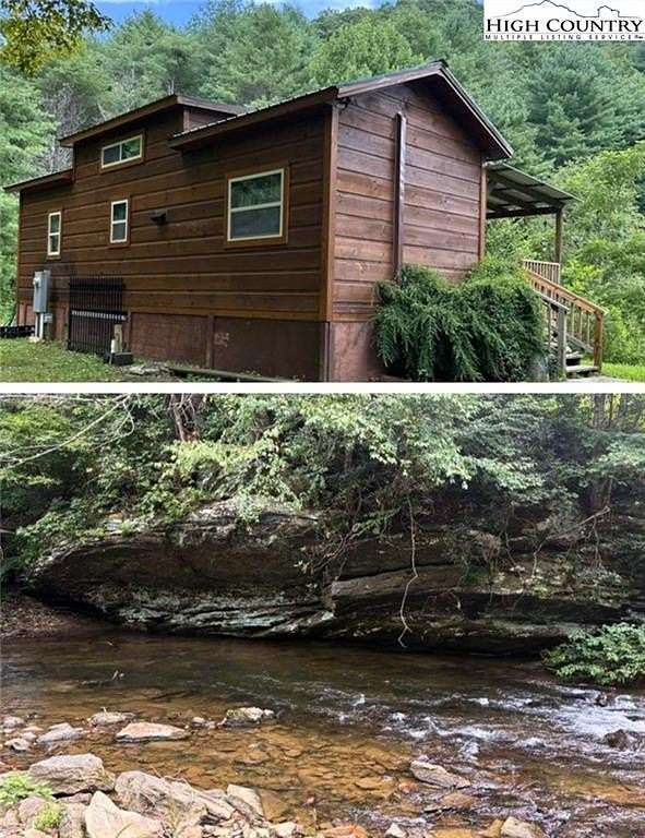16 Acres of Recreational Land with Home for Sale in Grassy Creek, North Carolina