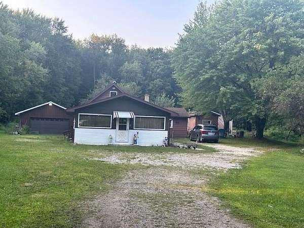 7.55 Acres of Residential Land with Home for Sale in East Leroy, Michigan