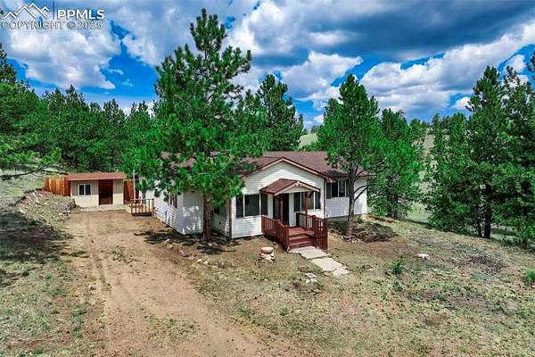 20 Acres of Agricultural Land with Home for Sale in Guffey, Colorado