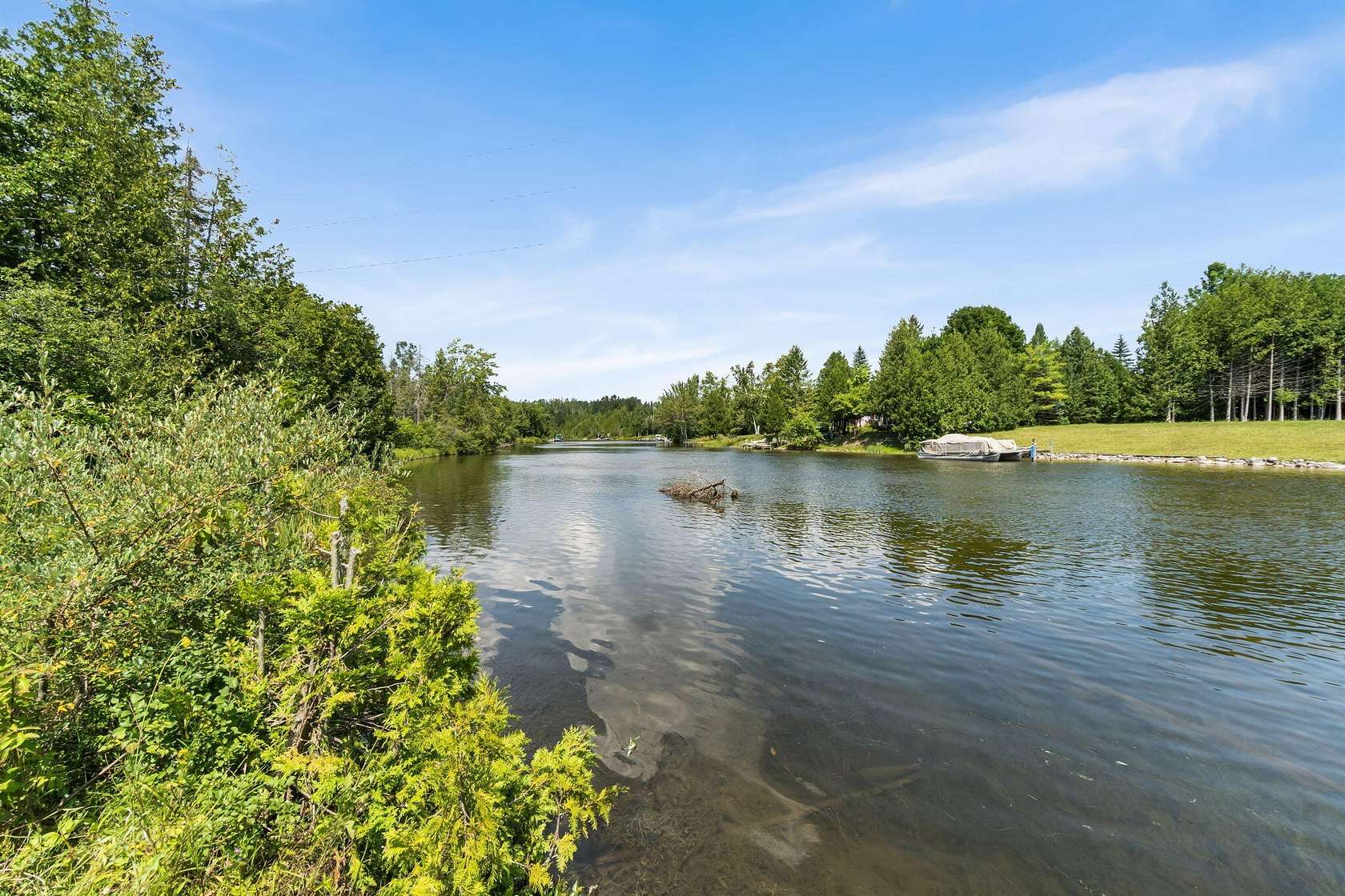 12.4 Acres of Recreational Land with Home for Sale in Cheboygan, Michigan