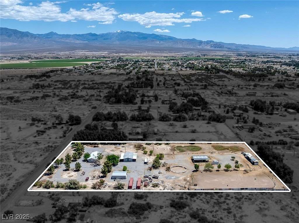 5 Acres of Land with Home for Sale in Pahrump, Nevada