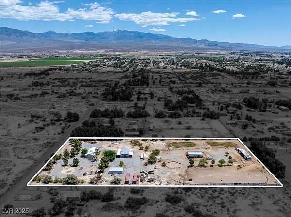 5 Acres of Land with Home for Sale in Pahrump, Nevada