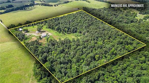40.5 Acres of Land with Home for Sale in Huntsville, Arkansas