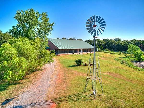 10 Acres of Land with Home for Sale in Luther, Oklahoma
