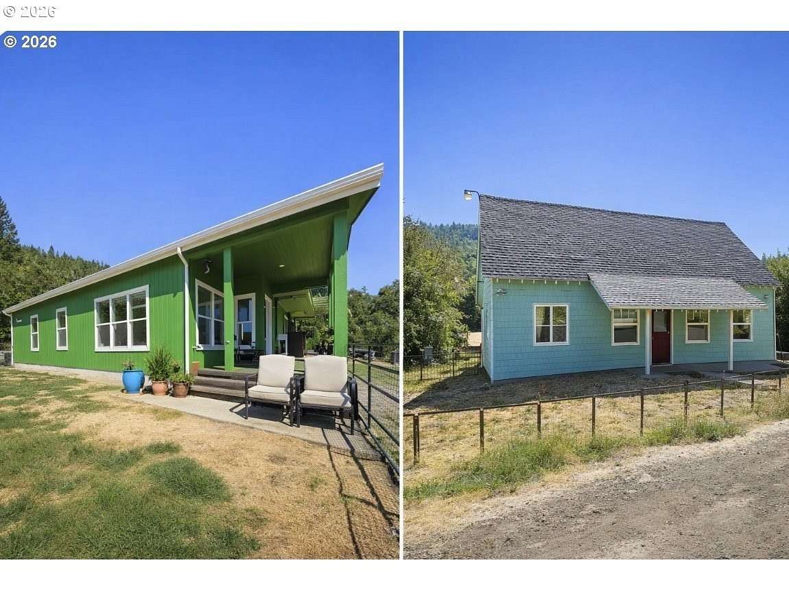 80 Acres of Agricultural Land with Home for Sale in Roseburg, Oregon