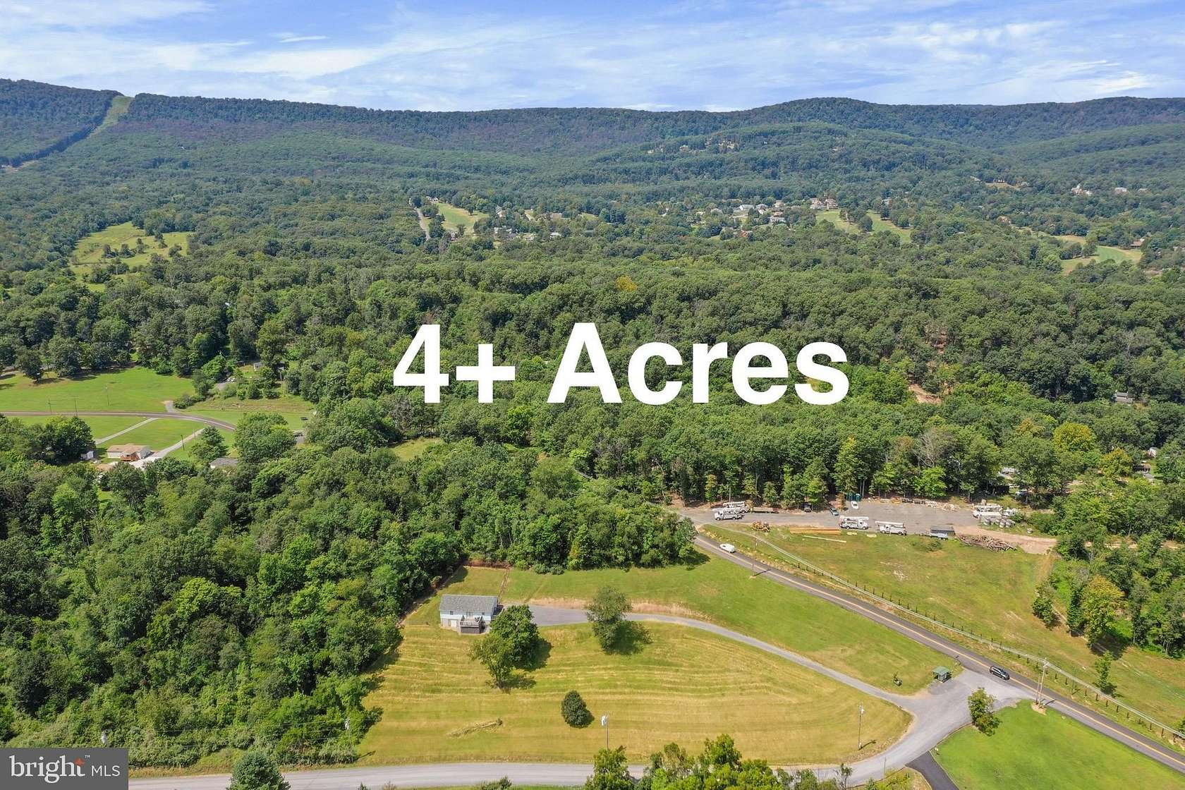 4.1 Acres of Residential Land with Home for Sale in Hedgesville, West Virginia