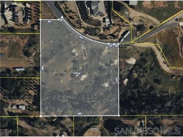 3.45 Acres of Residential Land for Sale in Valley Center, California