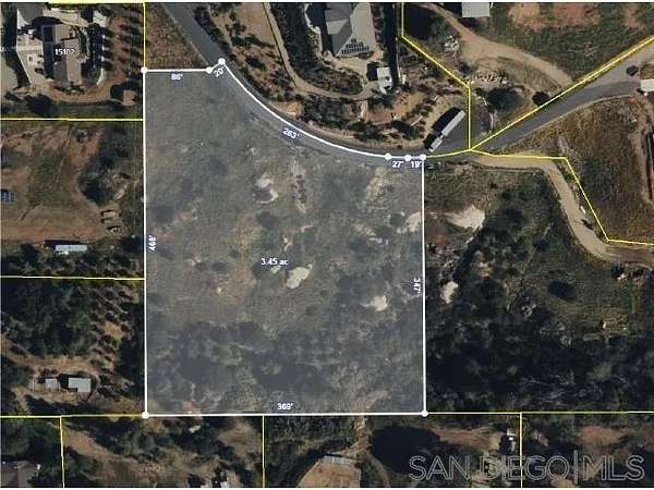 3.45 Acres of Residential Land for Sale in Valley Center, California