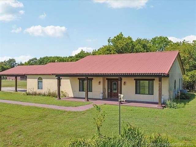 2.5 Acres of Residential Land with Home for Sale in Morris, Oklahoma