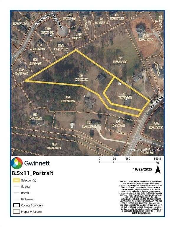 1 Acre of Residential Land with Home for Sale in Lawrenceville, Georgia