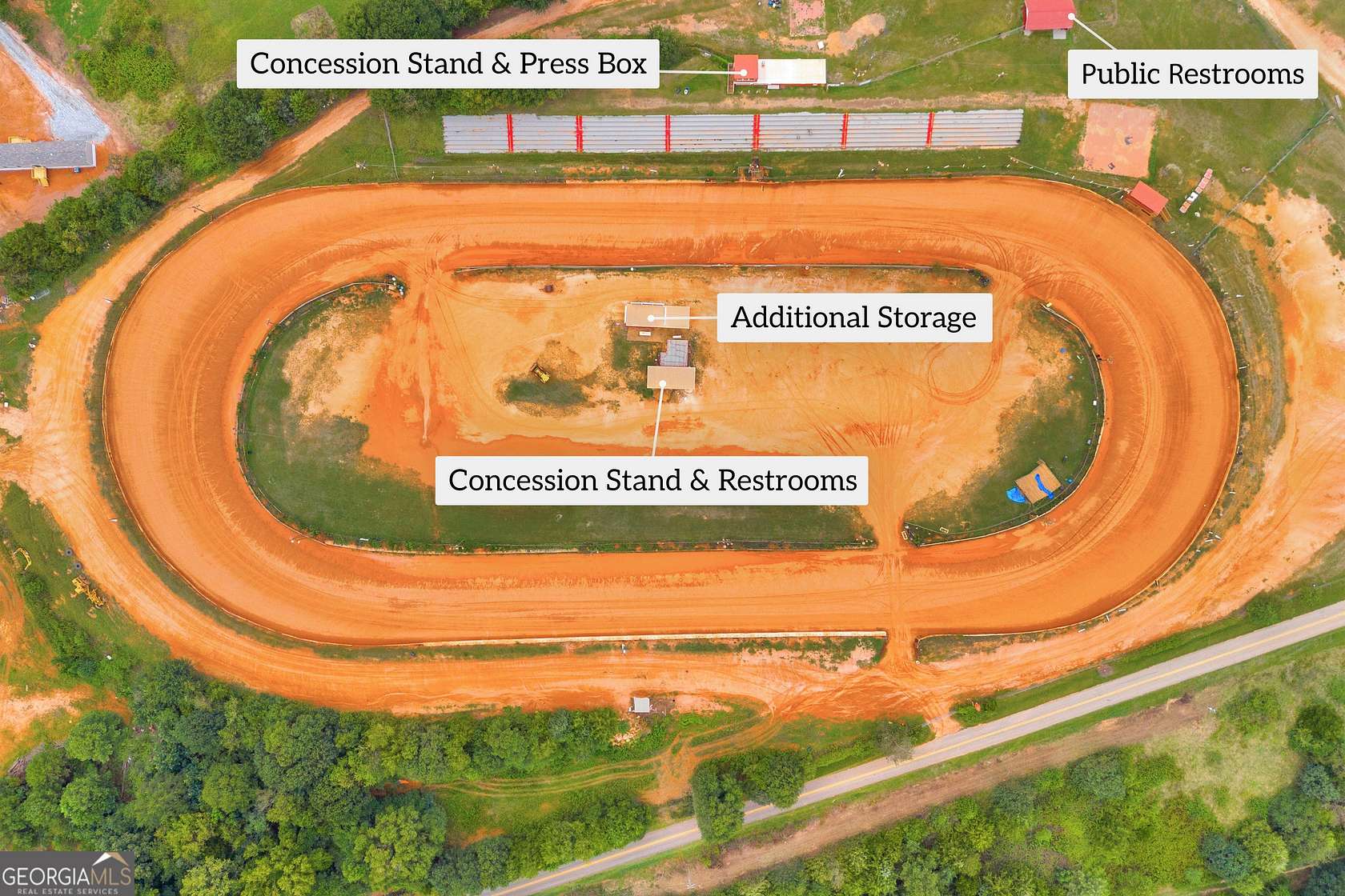 19.5 Acres of Improved Commercial Land for Sale in Hartwell, Georgia