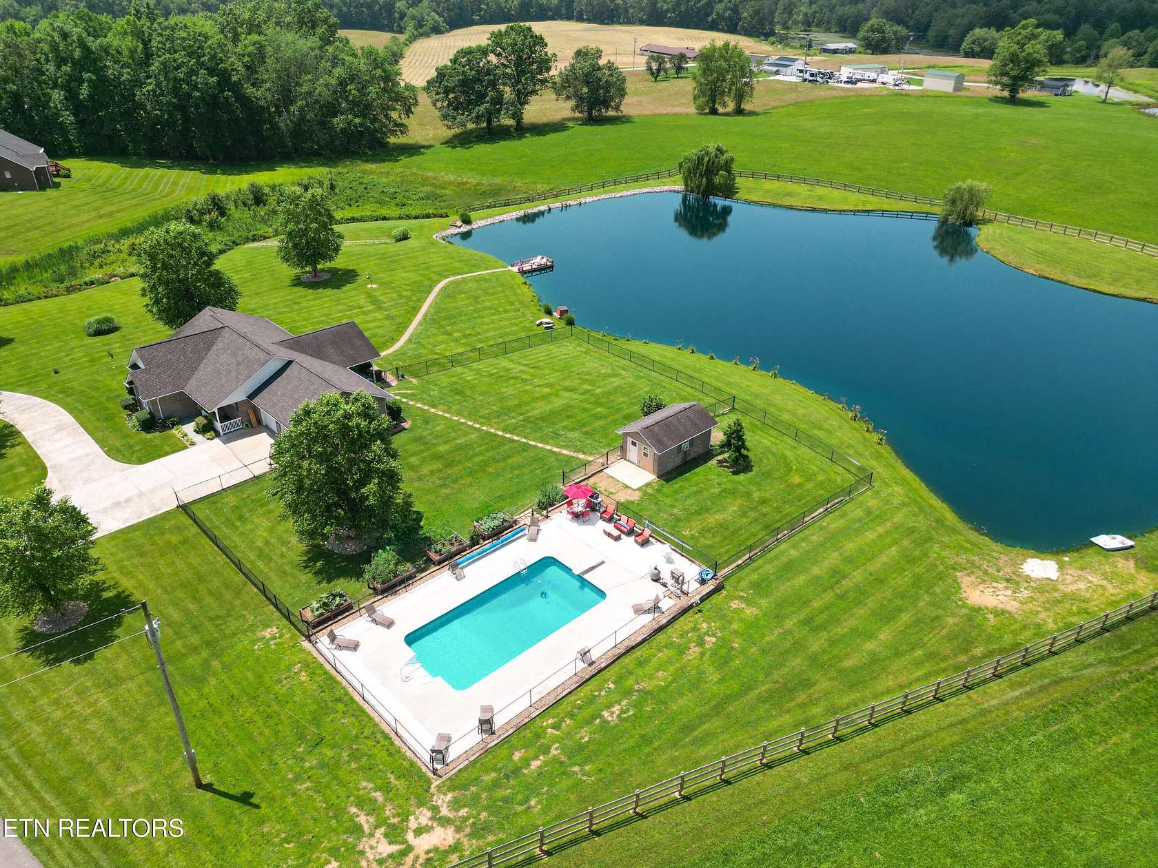 3.67 Acres of Land with Home for Sale in Oneida, Tennessee