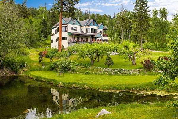 19.8 Acres of Land with Home for Sale in Bigfork, Montana
