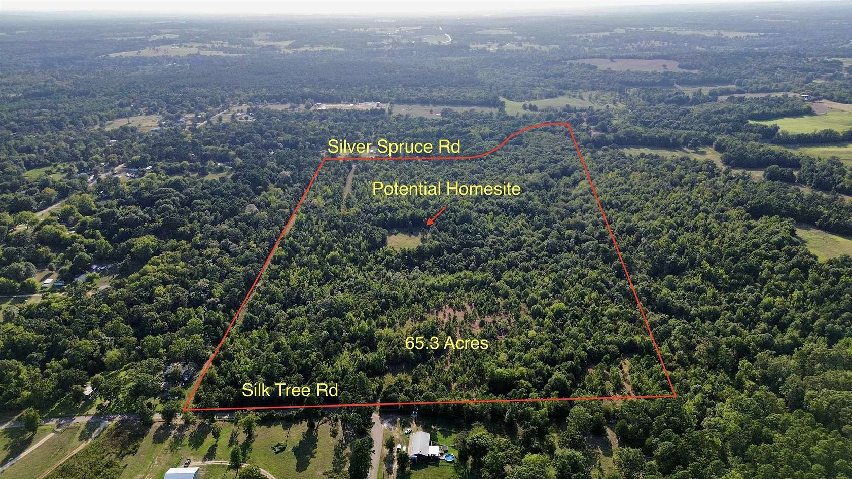 65.3 Acres of Recreational & Residential Land for Sale in Gilmer, Texas