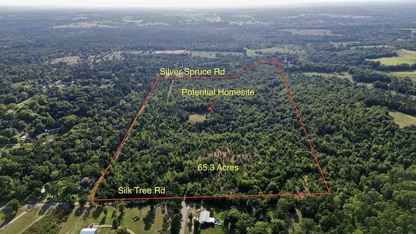 65.3 Acres of Recreational & Residential Land for Sale in Gilmer, Texas