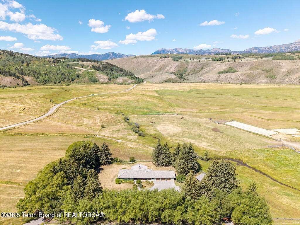 35.1 Acres of Land with Home for Sale in Jackson, Wyoming