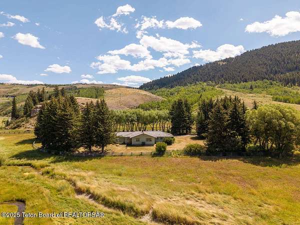 35.1 Acres of Land with Home for Sale in Jackson, Wyoming