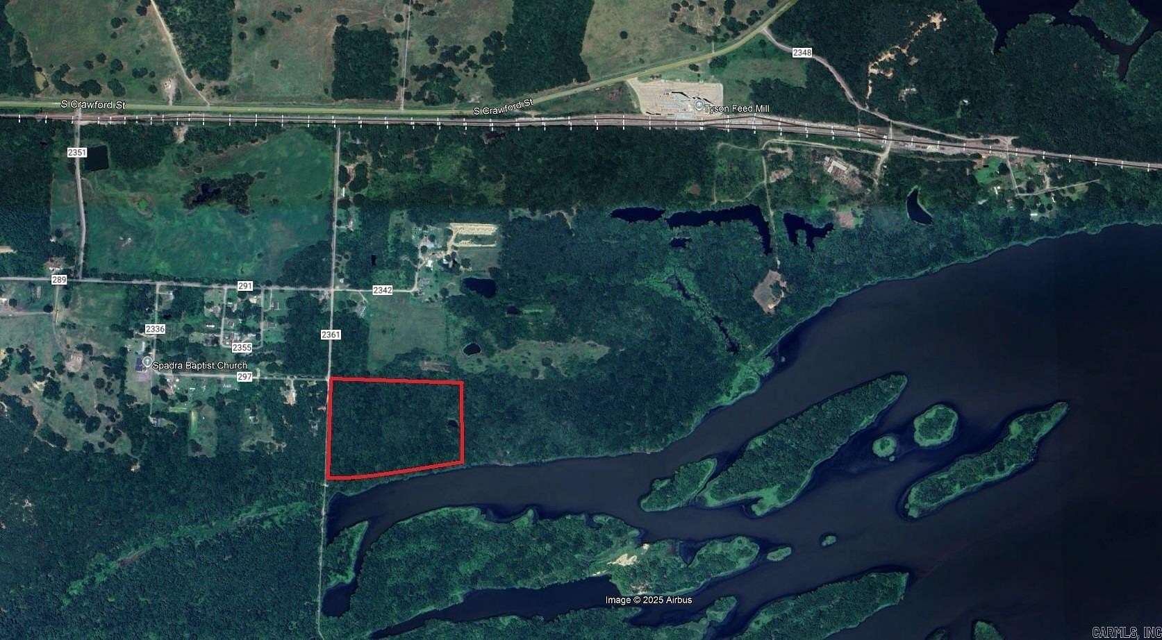 13 Acres of Recreational Land for Sale in Clarksville, Arkansas