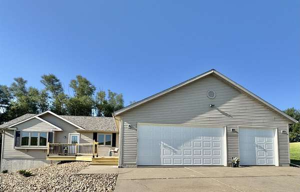 3.19 Acres of Residential Land with Home for Sale in Hinton, Iowa