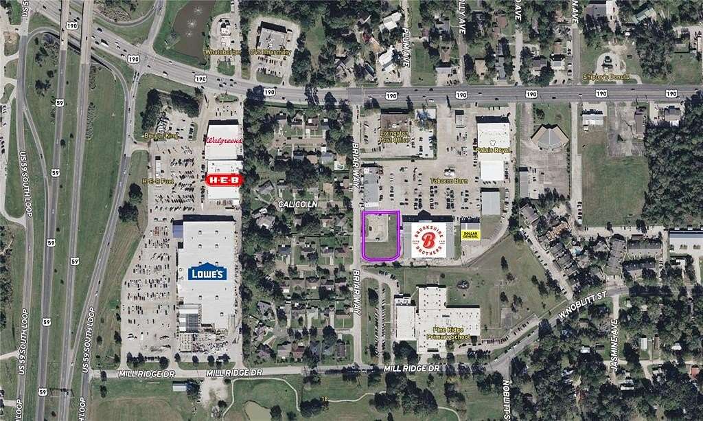 0.86 Acres of Commercial Land for Sale in Livingston, Texas