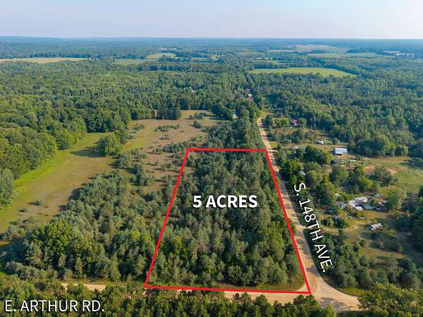 5 Acres of Residential Land for Sale in Rothbury, Michigan