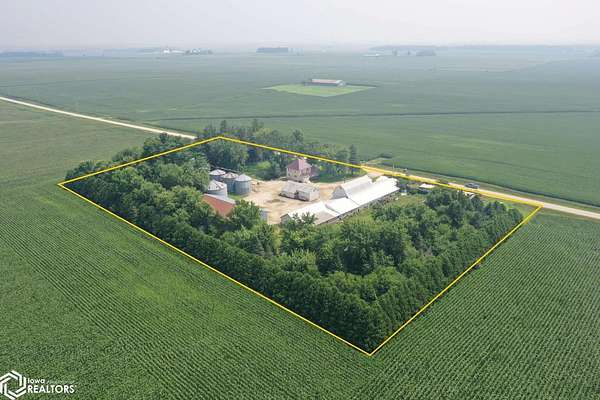 5 Acres of Residential Land with Home for Sale in Randalia, Iowa