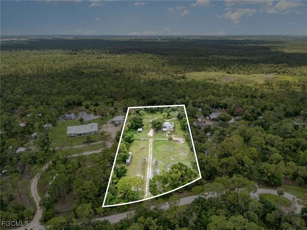 3 Acres of Residential Land with Home for Sale in North Fort Myers, Florida