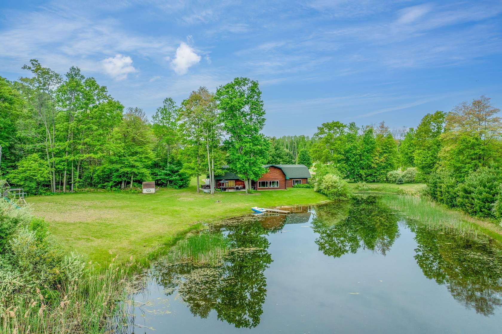 36 Acres of Recreational Land with Home for Sale in Big Rapids, Michigan