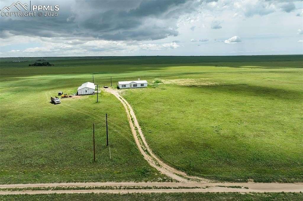 40 Acres of Land with Home for Sale in Yoder, Colorado