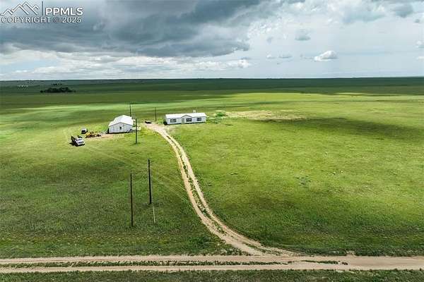 40 Acres of Land with Home for Sale in Yoder, Colorado