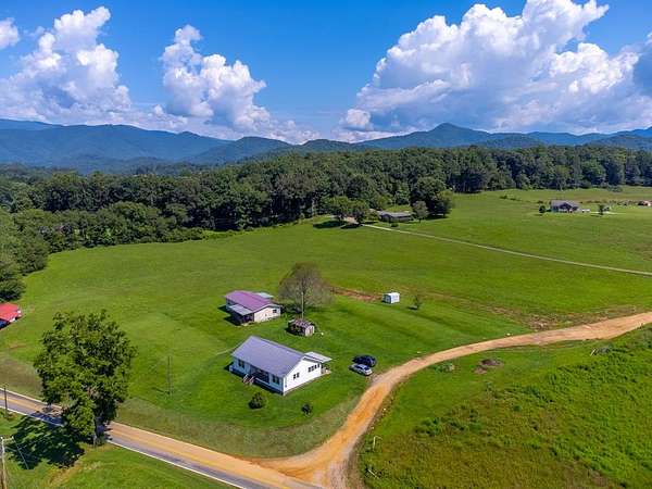 8.48 Acres of Residential Land with Home for Sale in Whittier, North Carolina