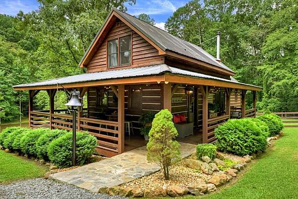 3 Acres of Residential Land with Home for Sale in Ellijay, Georgia